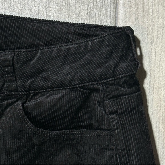 PAIGE HOXTON Ultra Skinny Black Velvet Corduroy Mid Rise Jeans 27 - Picture 7 of 10